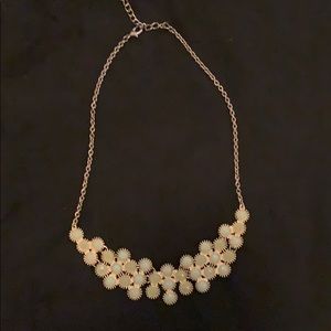 Necklace. Gold and green(ish) color